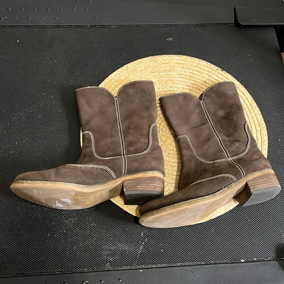 American Eagle Southwestern Cowboy Boots Size 7 - Picture 12 of 16